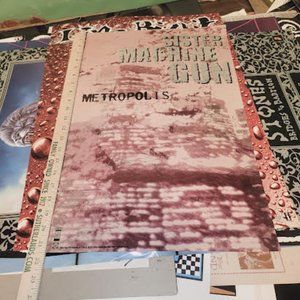 SISTER MACHINE GUN  METROPOLIS POSTER